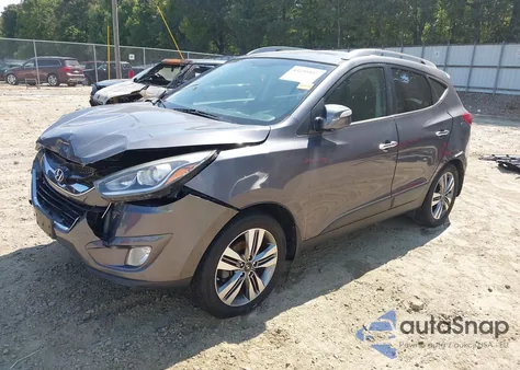 2014 Hyundai Tucson Gls/Limited/Se from USA, damaged, VIN KM8JUCAG1EU803708